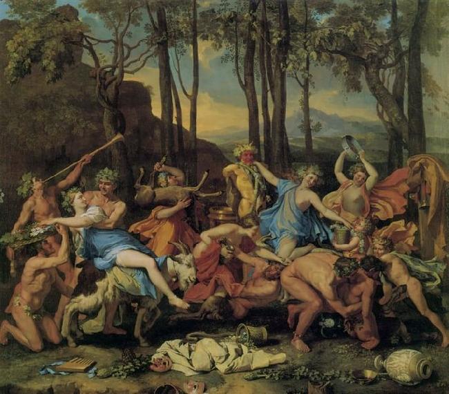 Nicolas Poussin The Triumph of Pan oil painting image